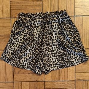 Zara Animal Printed Shorts